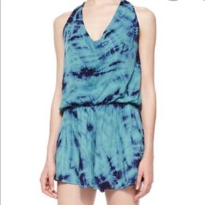 Young, fabulous, and broke tie dye romper
